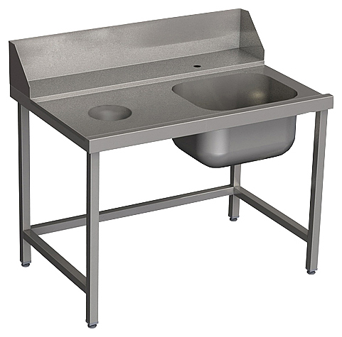 Стол для посудомоечной машины VORTMAX СВ12075ВХЛ Столы производственные